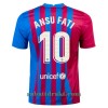 FC Barcelona Ansu Fati 10 Hjemme 2021-22 - Herre Fotballdrakt